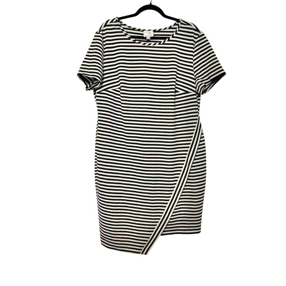 Beige by Eci Black & White Striped Dress – Size 2X - Picture 1 of 6